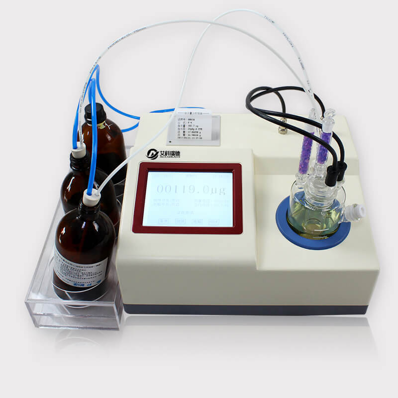 自動(dòng)加排液卡氏電量法水分檢測儀